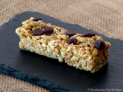 Chocolate Chip Granola Bar {Barritas de Cereales con Pepitas de Chocolate}