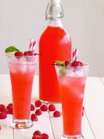 Pink or Raspberry Lemonade {Limonada de frambuesa}