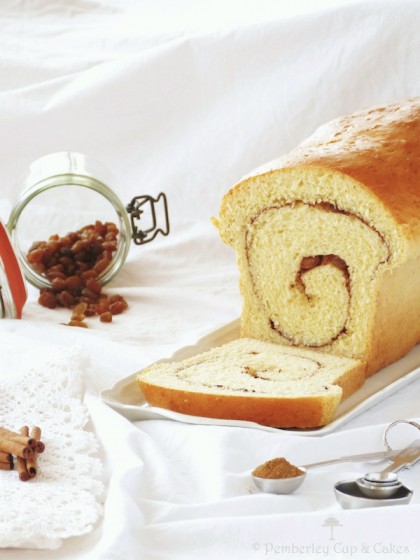 Pan de pasas y canela