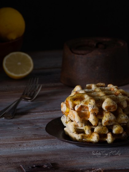 Lemon Ricotta Waffles (Gofres de ricotta y limón)