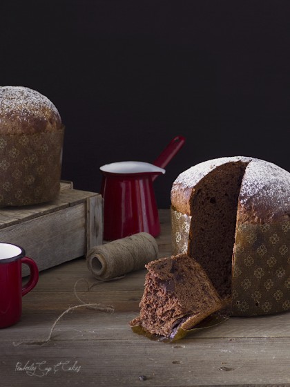 Panettone de chocolate tradicional