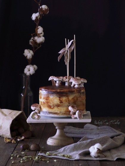 Tarta de castañas {Chestnut Cake}