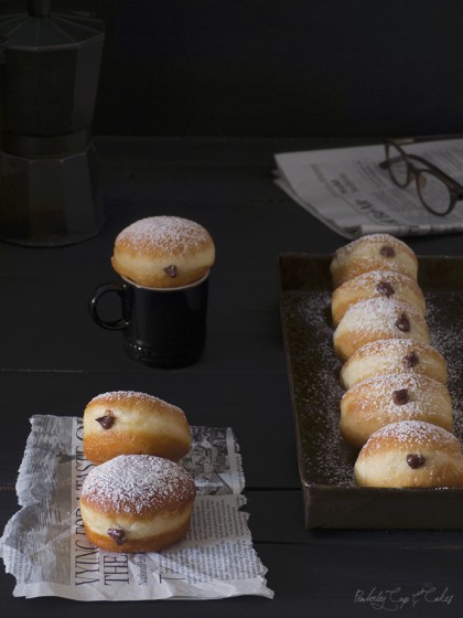 Berlinas rellenas de Nutella