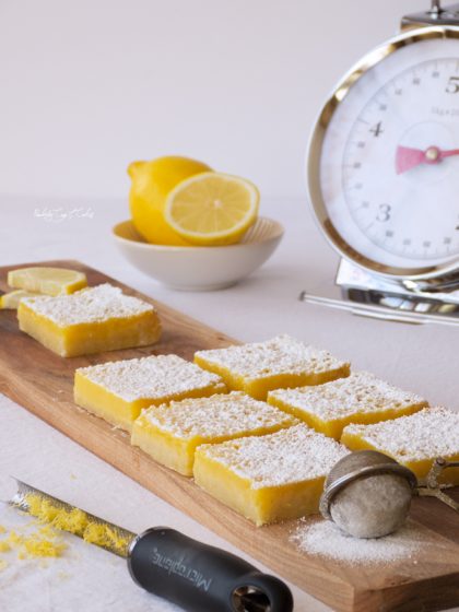 Lemon Bars (Cortadillos de limón)