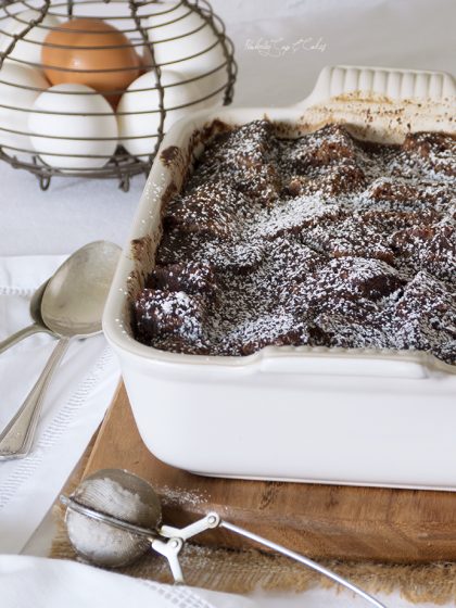 Chocolate Bread Pudding (Pudin de pan con chocolate)