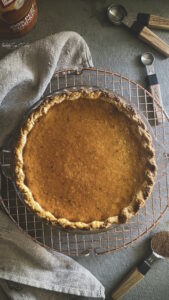 Tarta de calabaza (enfriando)
