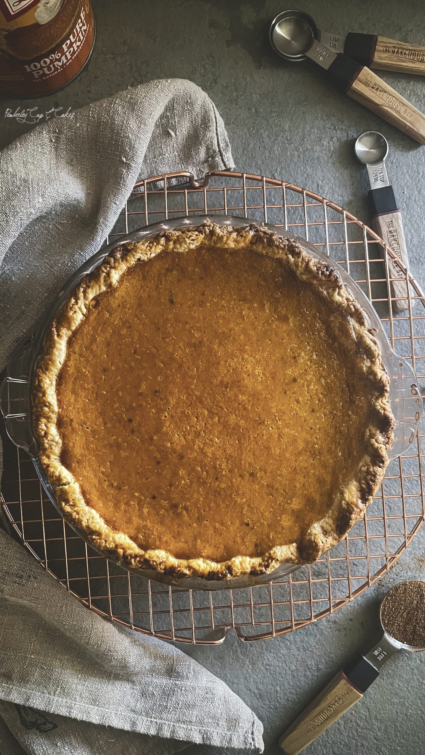 Tarta de calabaza (enfriando)